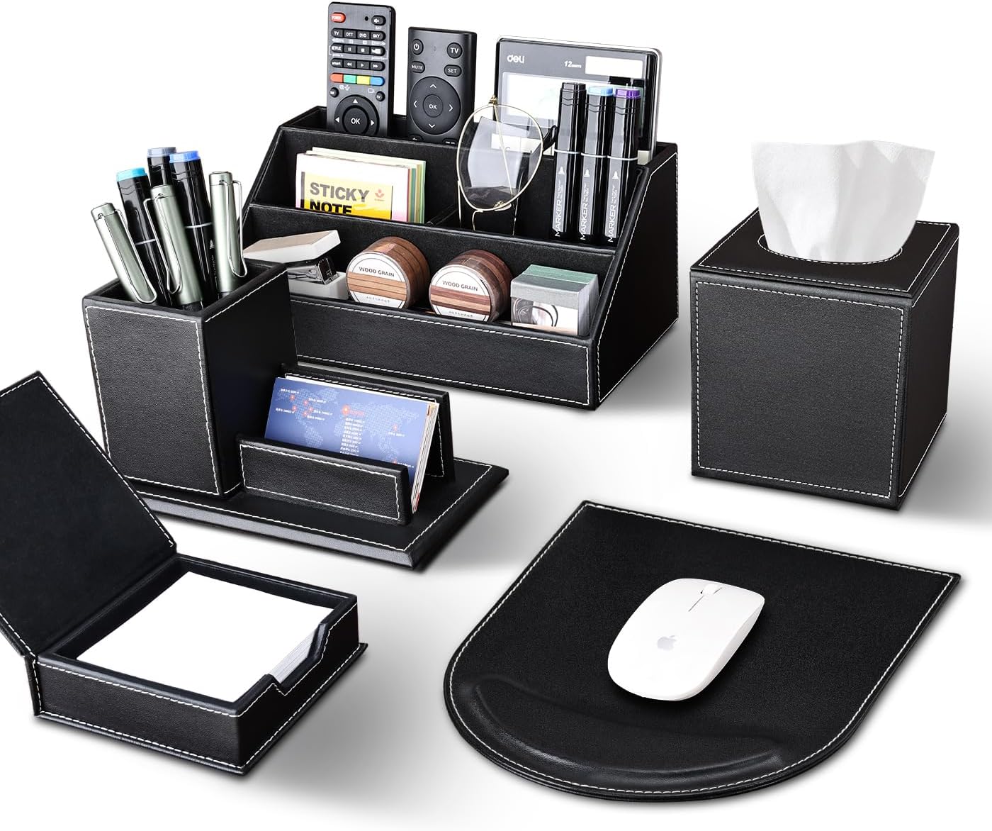 Black Desk Organizer